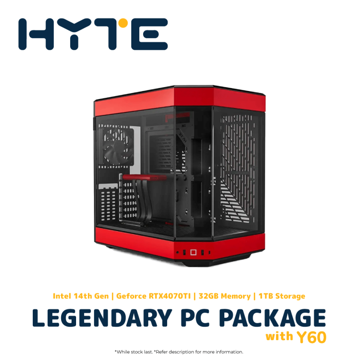 [GAMING] HYTE Y60 Legendary PC Package | Lazada