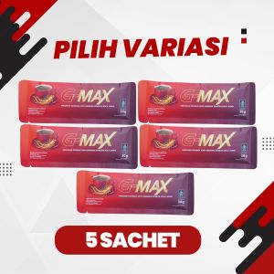 Viral Kopi Ginseng Gmax Kuat Tahan Lama Coffe Bikin Kuat Penambah Stamina Vitalitas Pria 100% Herbal Alami Bpom