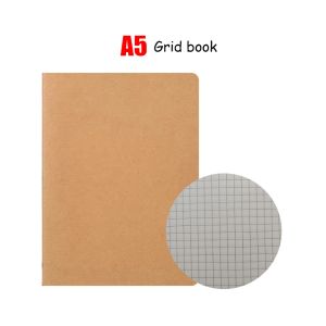 10Pcs A5 Kraft Notebook Line/Grid/Blank 36Sheets Notebook Aesthetic Stationery Set for Teens