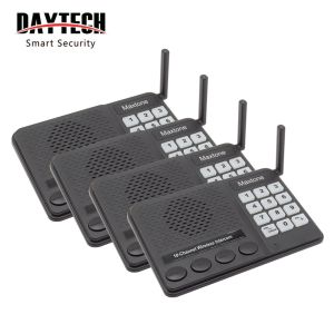 DAVTECH 10-Channel Long-Range Wireless Intercom System - USB Powered Crystal Clear Sound Anti-Interference Ideal for Home & Office
