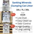 Sanking / Sanmate Minerals Clumping Cat Litter (7L/10L/20L) Pasir Kucing. 