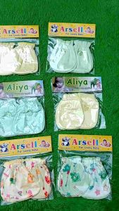 3pasang sartaki sarung tangan kaki bayi baru lahir