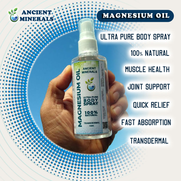 Magnesium Oil Therapy Oil Spray Purest Natural Original Ancient