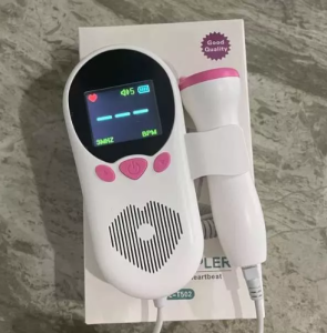 (HỏaTốc1h) Tặng Gel - Máy đo tim thai tại nhà Fetal Doppler JSL-T502 - Máy theo dõi tim thai cá nhân - Chính hãng