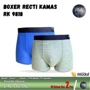 Recti Kamas Boxer Pria RK 9818 Isi 2 Pcs