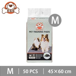EGG Activated Charcoal Pet Training Pee Pad 4-Side Adhesive Floor Quick absorption to prevent leakage pad for dog cat