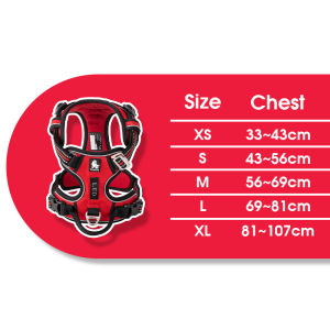 FCTRUELOVEHarness No Pull Dog Harness Adjustable Reflective with Quick Release Buckle Breathable Mesh Soft Handle for Dog