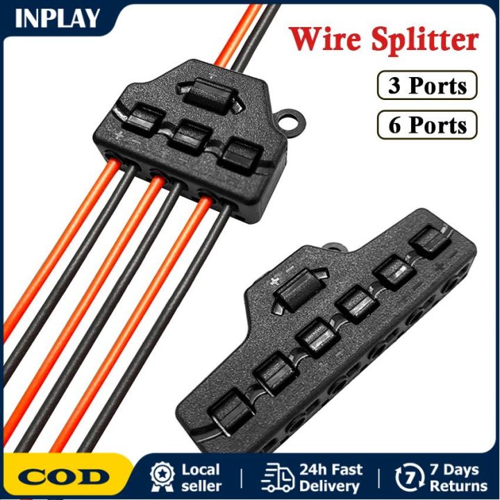 1 In 6 Out Quickconnect Push Terminals Post Quick Connector Terminal