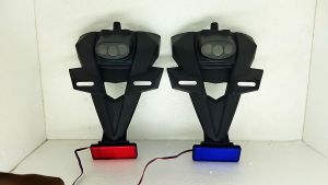 paket variasi spakbor Honda vario 150 + lampu stop model mata kucing dua mode nyala / fender spakbor vario 150 plus lampu rem kotak dua mode model mata kucing