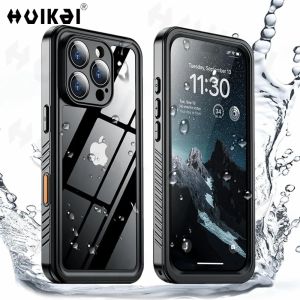 Waterproof Case for iPhone 18 Pro Max 16 Plus 15 Pro Max 15 14 13 14 Pro Max IP68 Dustproof Protector Full Body Case2026