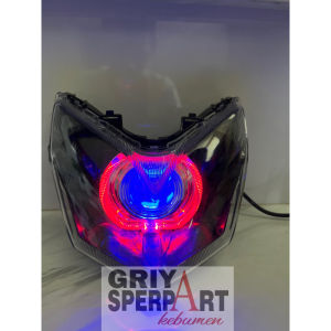 Lampu depan supra x 125 new KVL batman 2007-2013 biled billed