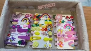Baby Hair Clips Pin Barrettes for Girls Toddler Girls Accessories Kids Clips Styling Flower Rainbow Candy Fruits Butterfly Cute 14 Pieces