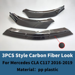 Exterior Part Front Bumper Lip Splitter Refit For Mercedes Benz CLA C117 2016-2019 W117 200 260 180 220 Chin Tuning Accessories