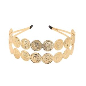 Elegant Gold Headpiece Fashion Headbands For Belly Dance Costume And Festival Accessories Women Party Headwear