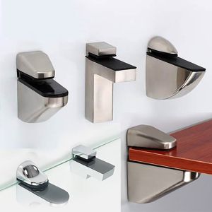 IDEERT Adjustable Shelf Support Bracket Clapboard Laminated Bracket Shelf Clip Bracket Clip Glass Plate Carrier F Clip Glass Shelves Glass Clamp Glass Clip