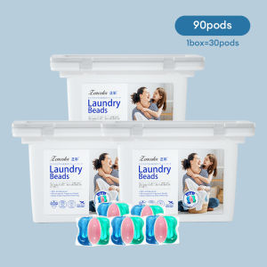 洗衣凝珠 30Pods/Box*6 Zencolor 3 In 1 Laundry Capsule Laundry Detergent beads laundry wash softener Laundry Beads scent booster detergent liquid perfume