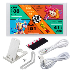 5.2 Inch IPS Secondary Screen New TURZX 1280x720 IPS Smart Screen USB-C Extended Screen CPU GPU RAM Monitor for Windows 11 10