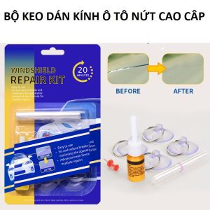 Phục Hồi Vết Nứt Kính Ô Tô Với Keo Gắn Kính A1 & Phụ Kiện Chuyên Dụng Loại Tốt