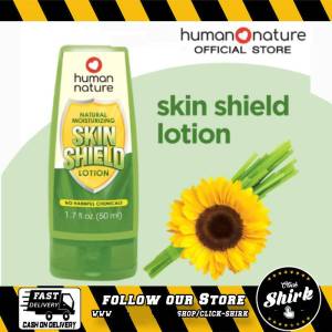 Human Nature Skin Shield Lotion 50ml DEET-Free | 100% Natural Citronella Mosquito Insect Repellent
