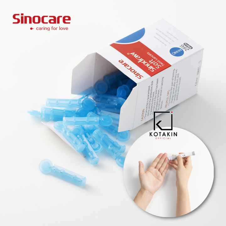 Sinocare Sinodraw Blood Lancet 28G | Lazada Indonesia