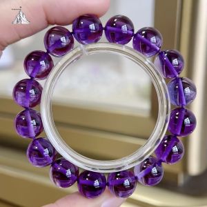 Montagne Jewelry Original Design Fine Jewellery Natural Crystal 11-12mm Flawless Amethyst Bracelets
