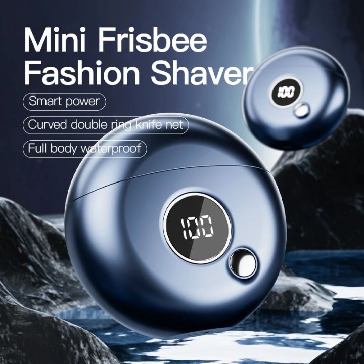 Portable Mini Electric shaver Small flying saucer shaver Round Shaver