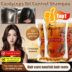 Cordyceps Oil Control Shampoo Dandruff Control Nourishing Shampoo Repair Damaged Hair Scalp Anti Dandruff
