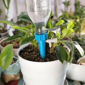 10PCS Auto Drip Irrigation Watering System Adjustable Water Self-Watering Device Flower Plant Garden