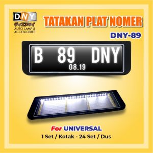 TATAKAN PLAT NOMOR MOBIL UNIVERSAL LED