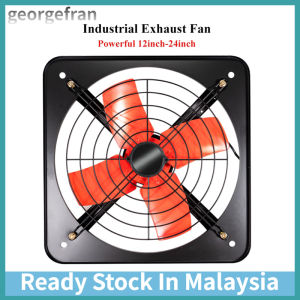 12 inch High Speed Industrial Exhaust Fan Wall Mounted Iron Exhaust Fan for Workshop Warehouse