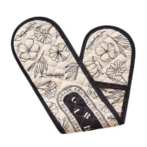 Oven Gloves Heat Resistant Mitts Kitchen Essential Home Baking Accessories Cotton and Linen for Cooking and Baking