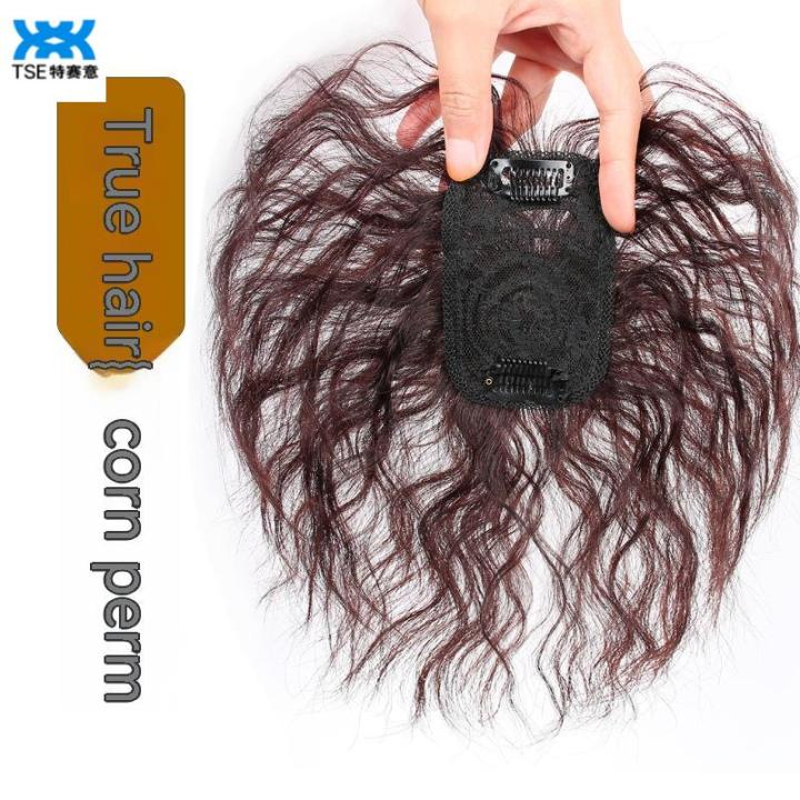Tse Wig Patch for Women's Curly Hair, Real Hair, Fluffy, Natural Hair