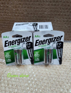 Combo 4 viên pin sạc AA 2000mAh 1.2V Energizer Recharge - Made in Japan