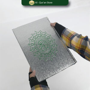 Al Quran Perak B5 Cover Perak Hard Cover Ukuran Standar Original Penerbit Agung Media Mulia