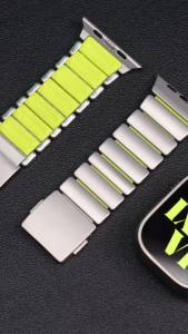Stainless Steel Band for Watch Ultra 4 3 2 1 49mm 46mm 45mm 44mm Rubber Metal Strap for watch Series 12 11 10 9 8 7 6 5 SE2026