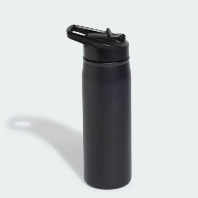 adidas Gym & Training Metal Bottle Straw 0.6 Liter Unisex Black KV8999