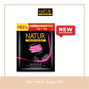 NATUR Hair Mask with Vitamin E Sachet 15gr - Masker Rambut SATUAN