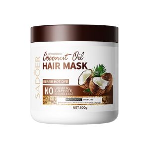 Professional Coconut Oil Hair Mask Deep Repairing Conditioner Dryness Damage 500g Salon-Quality Treatment Hair Care