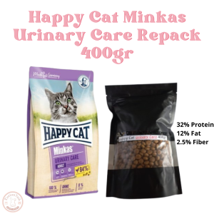 Happy Cat Urinary Care Makanan Kucing Minkas Urin Care Repack 400gr