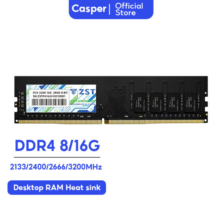 Casper DDR4 4GB 8G 16GB 32GB 2133/2400/2666/3200MHz Pc Memoria Memory ...