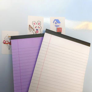 Christmas gift 【AYLMER】 Tearable Legal Pad Office Supplies Ink-proof Tear-off Pages Writing Sheet Paper Notepad Simple Lined Paper Scribbling Book