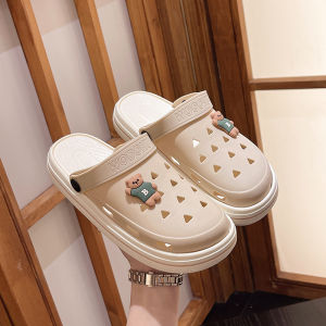 Free Shipping New WomenS Thick-Soled Clogs For Summer Outdoor Wear Non-Slip Beach Sandals With A Closed-Toe Design