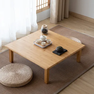 Nanzhu Kang table home dining tatami low table Japanese small coffee table square bed study table dining table bay window table