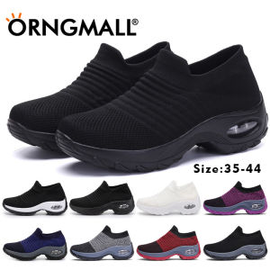 ORNGMALL Giày Thể Thao Nữ Tăng 5CM Đệm Không Khí Đế Cao Thoáng Mát Thiết Kế Thời Trang Tiện Dụng Cho Sinh Hoạt Hàng Ngày Kích Thước 35-44