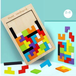 Bộ Đồ Chơi Giào Dục Xếp Gạch Tetris Bằng Gỗ Phát Triển Trí Thông Minh Cho Bé Trùm Sỉ Gia Thành