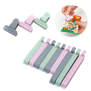 12Pcs/set Plastic Sealing Clips Food Storage Bag Clips Mini Vacuum Sealing Clamp Food Clips Kitchen Accessories