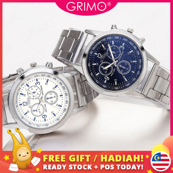 Grimo Malaysia Ron al do Metal Watch Jam Tangan Men Watches Boy Man Dinner Lawa Casual Gift Lelaki Guys New October 2019 ac11241 Lazada