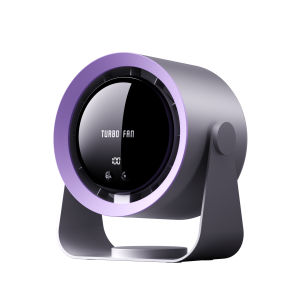 NS-22 Mini Fan Rechargeable Turbo Portable Desk Fan 100 Gears 90° Adjustment High Speed Wall Hanging Small Electric Fan
