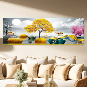 🎨 Classical Culture Home Decor Wall Art Peaceful Scenery Bright Colors Waterproof Easy Clean Peel-Stick Wall Decal For Bedroom Living Room Material