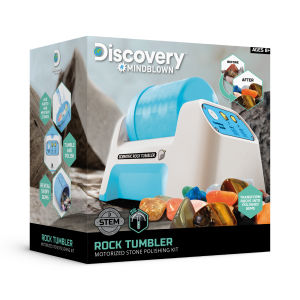 Discovery Mindblown - Toy Kids Rock Tumbler Scientific 6pc | STEM Educational Toys For Kids